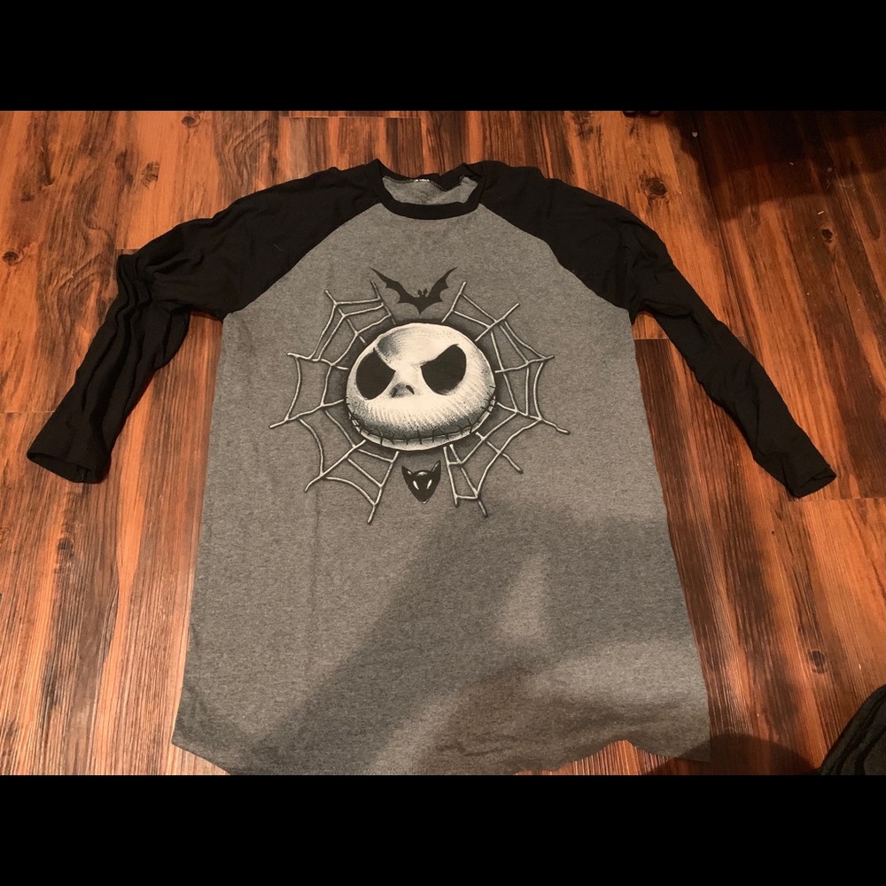 Jack skellington baseball tee